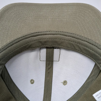 Adidas Simplot Baseball Cap Green One Size Faux Leather Patch Strapback Hat