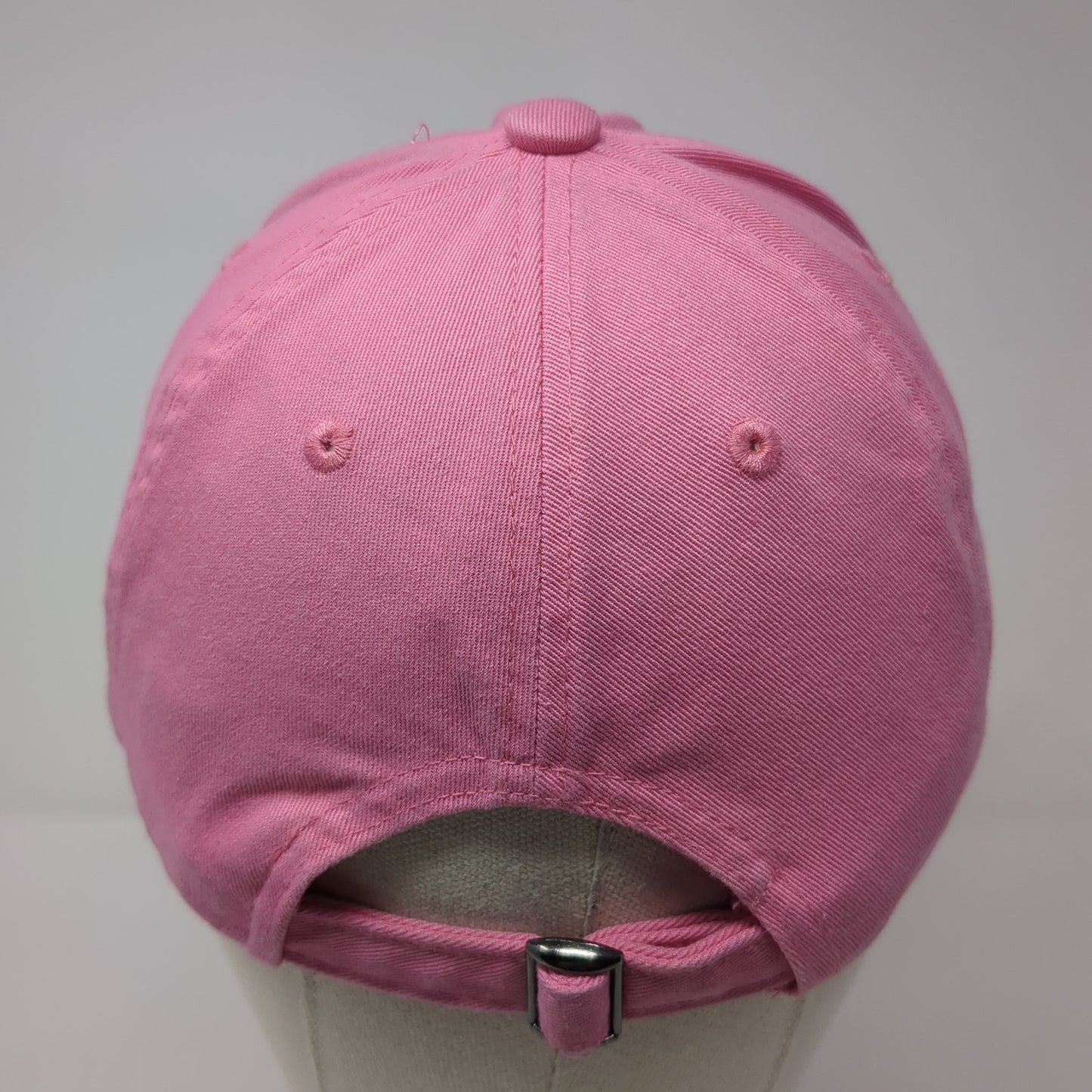MYM Slideback Baseball Cap Pink One Size Adjustable Embroidered District