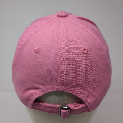 MYM Slideback Baseball Cap Pink One Size Adjustable Embroidered District