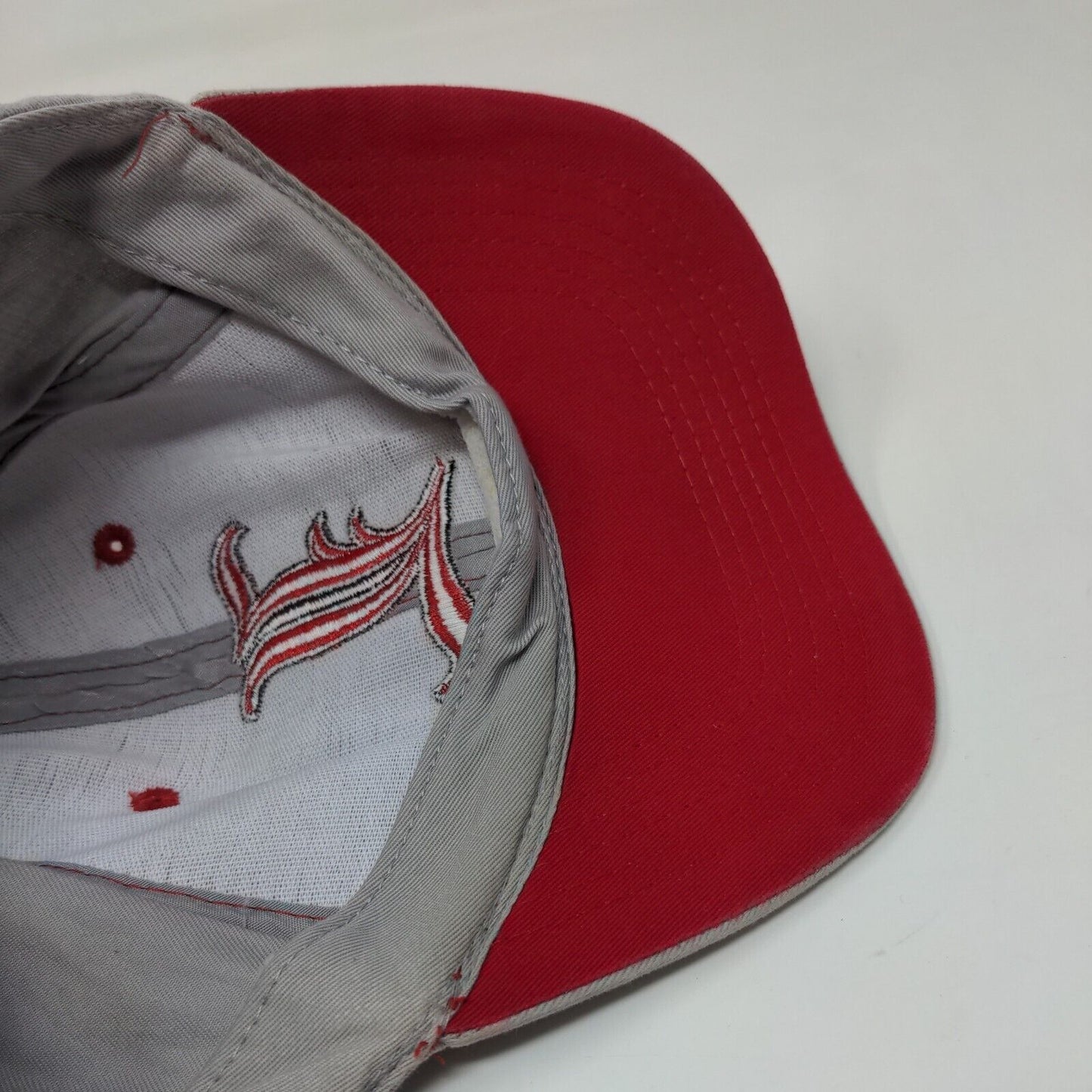 Captivating Headgear Men's Strapback Hat Gray OSFA Louisville Cardinals Logo