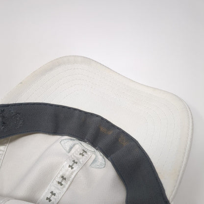 Under Armour Women's Slideback Hat White One Size Adjustable Embroidered 6 Panel