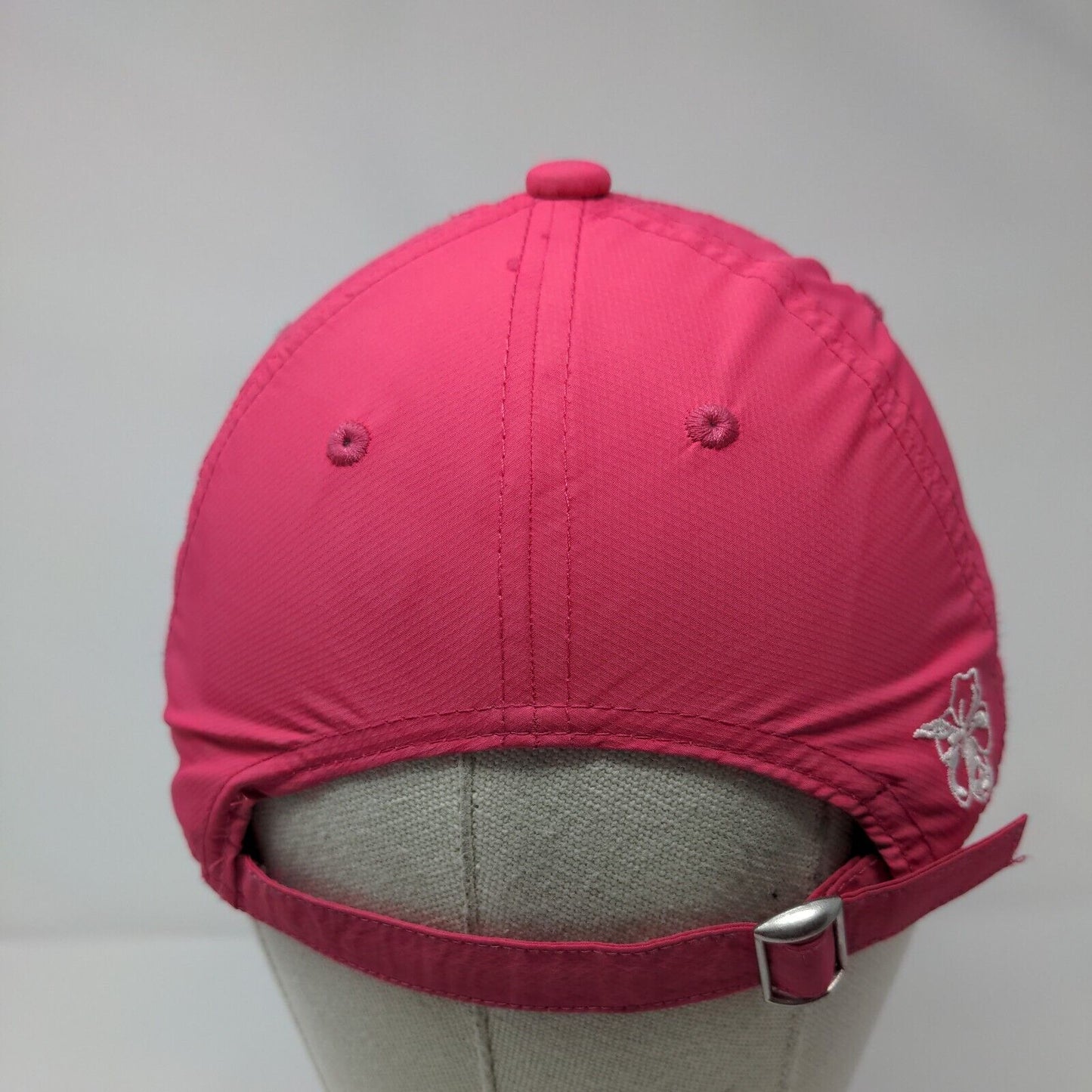 Salt Life Youth Slideback Hat Pink OS Adjustable Embroidered Floral Polyester