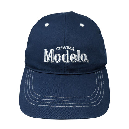 Cerveza Modelo Strapback Hat Blue One Size Adjustable Embroidered