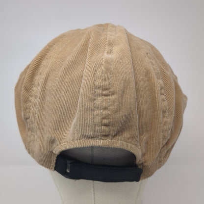 Hempy's Strapback Newsboy Cap Brown One Size Adjustable Lightweight Blank