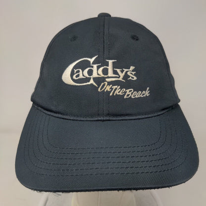 Caddy's On The Beach Strapback Hat Blue One Size Treasure Island FL