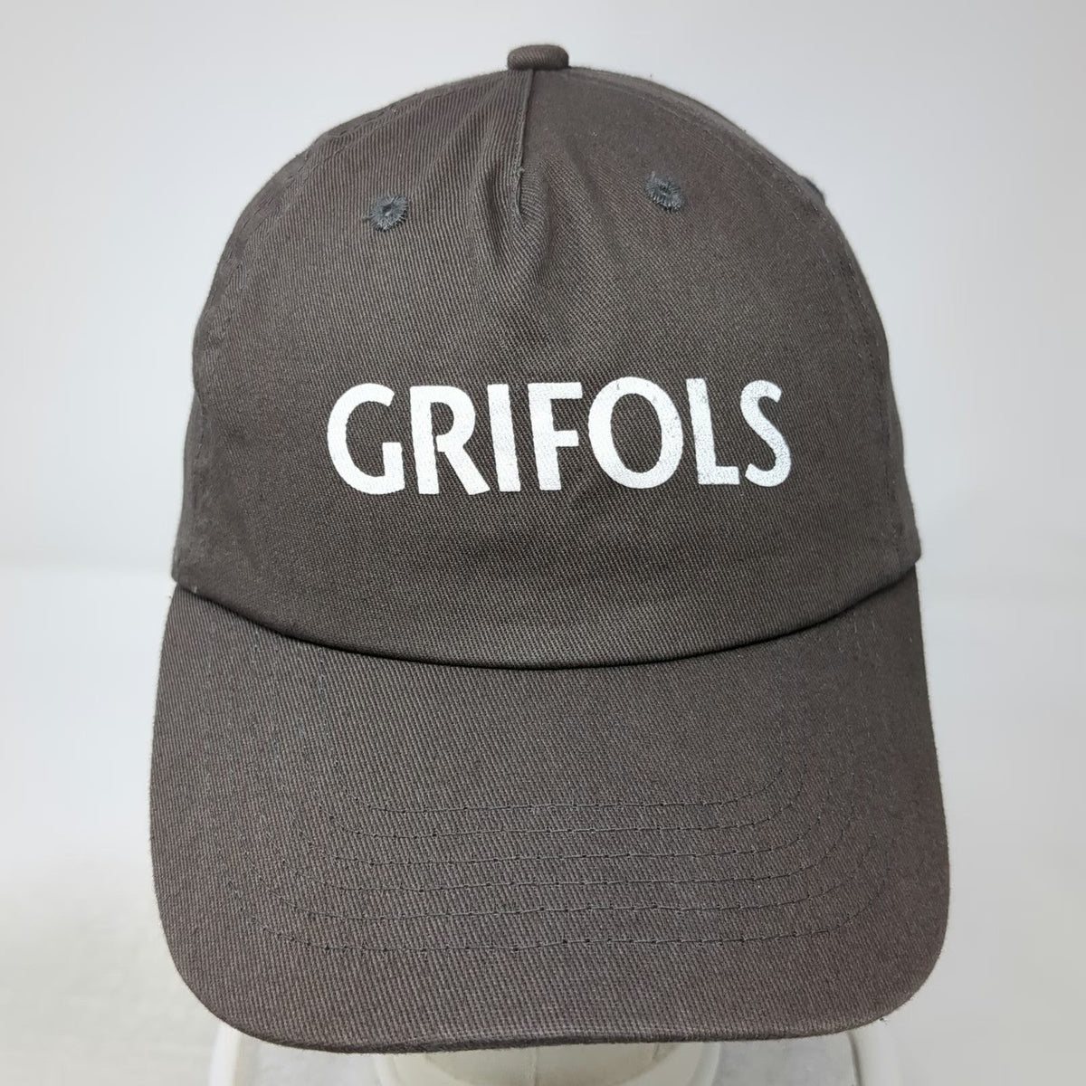 Hit Wear Grifols Baseball Cap Gray OSFM Strapback Hat Cotton Corporate Pharma