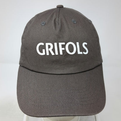 Hit Wear Grifols Baseball Cap Gray OSFM Strapback Hat Cotton Corporate Pharma