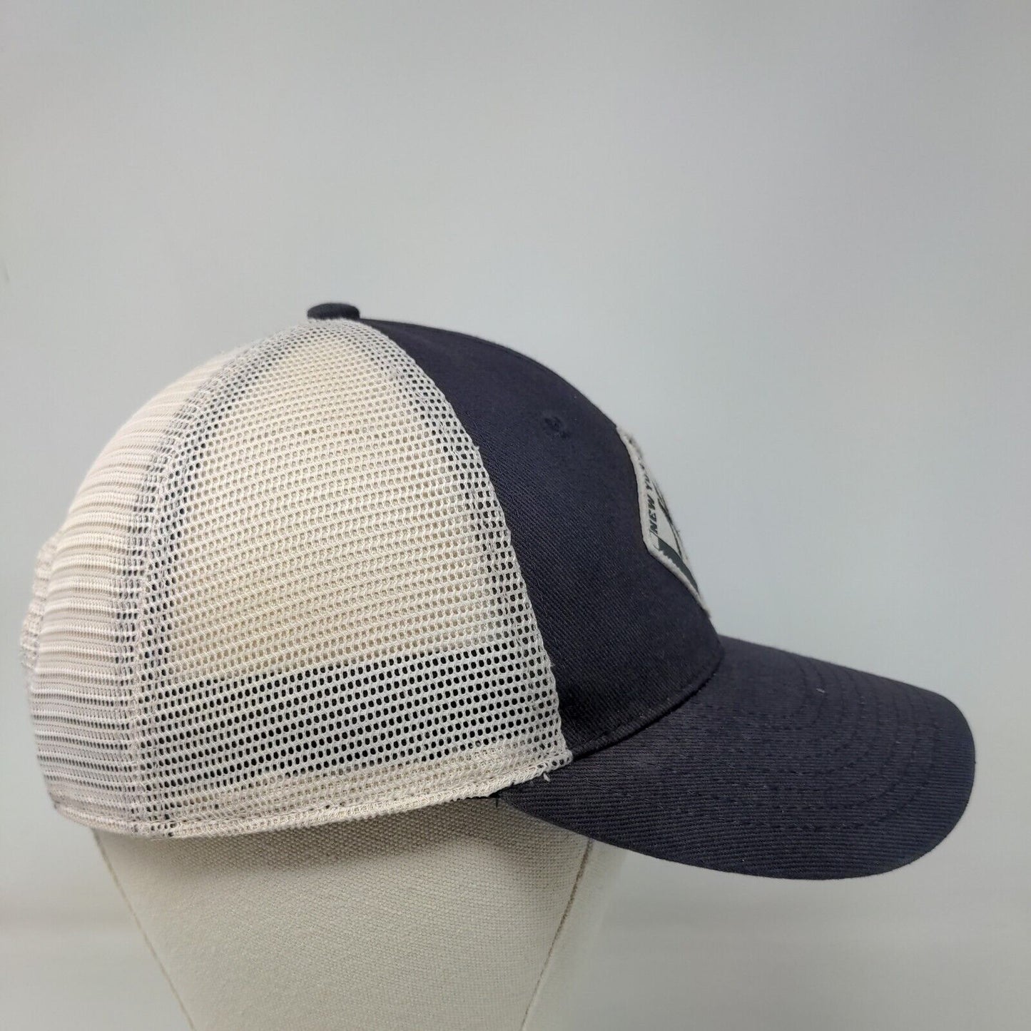 Fan Favorite Men's Snapback Mesh Back Hat Blue OSFA Embroidered New York Yankees