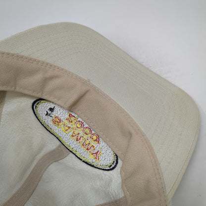 K-Products Sammy 2000 Milk Bottle Baseball Cap Beige OS Hat Made USA Vintage