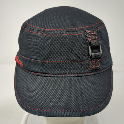 Harley-Davidson Army Cap Black Red One Size Contrast Stitching Strapback Hat