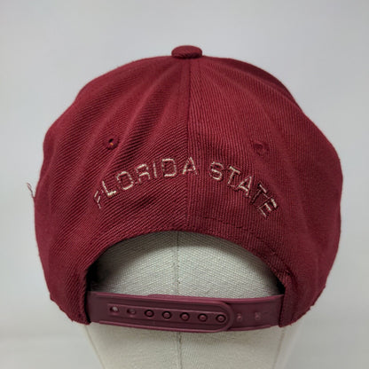 Florida State Seminoles Snapback Hat Red Embroidered Logo New Era 9Fifty NCAA