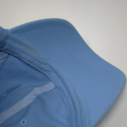 Unbranded Slideback Hat Blue One Size Adjustable Solid 6 Panel Outdoor