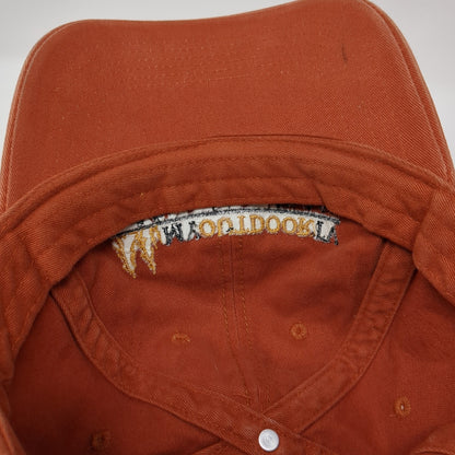 My Outdoor TV Slideback Baseball Cap Orange One Size Adjustable Embroidered