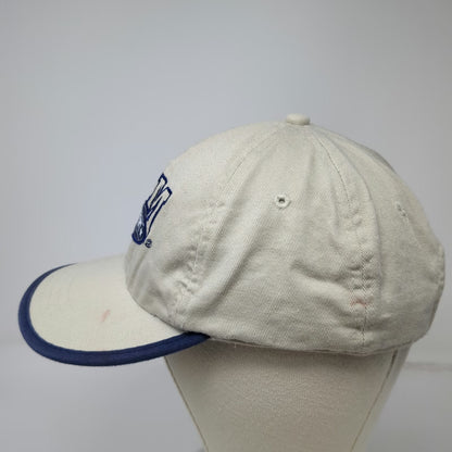 B.U.M. Equipment Baseball Cap Beige One Size Embroidered Logo Slideback Trim Hat