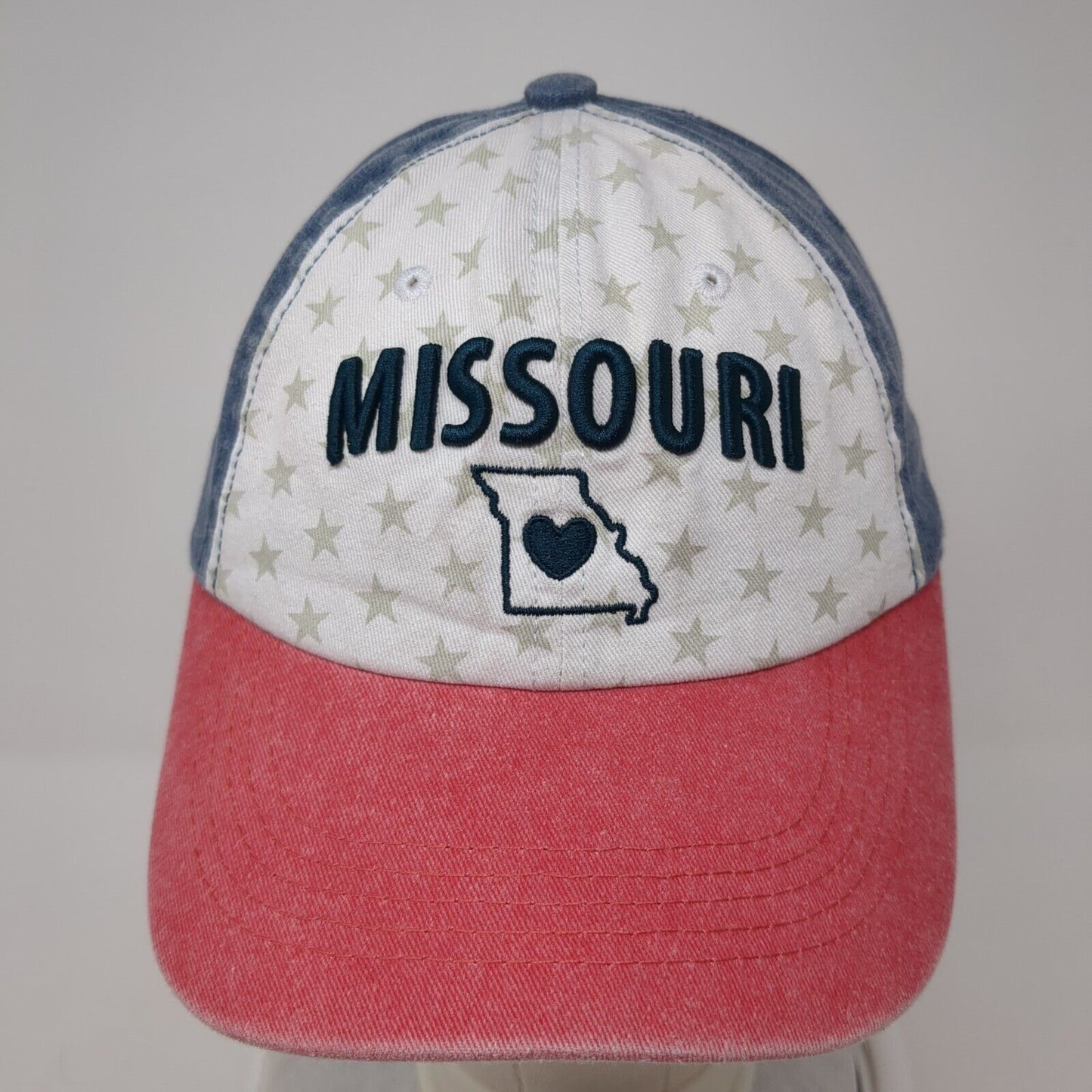Missouri Slideback Hat Multicolor OS Adjustable Embroidered Patriotic Home Free