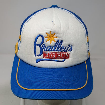Netflix Stranger Things Bradley's Big Buy Blue Trucker Hat One Size Mesh Back