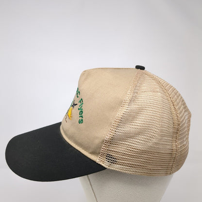Quartzsite RC Flyers Strapback Trucker Hat Tan OS Adjustable Embroidered Mesh