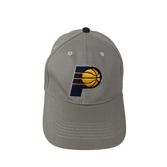 Main Gate Indiana Pacers Lucas Oil Strapback Hat Embroidered Logo Cap Gray