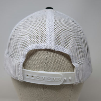 Yupoong Trucker Hat Black White One Size Mesh Back Banshee Bird Graphic Patch