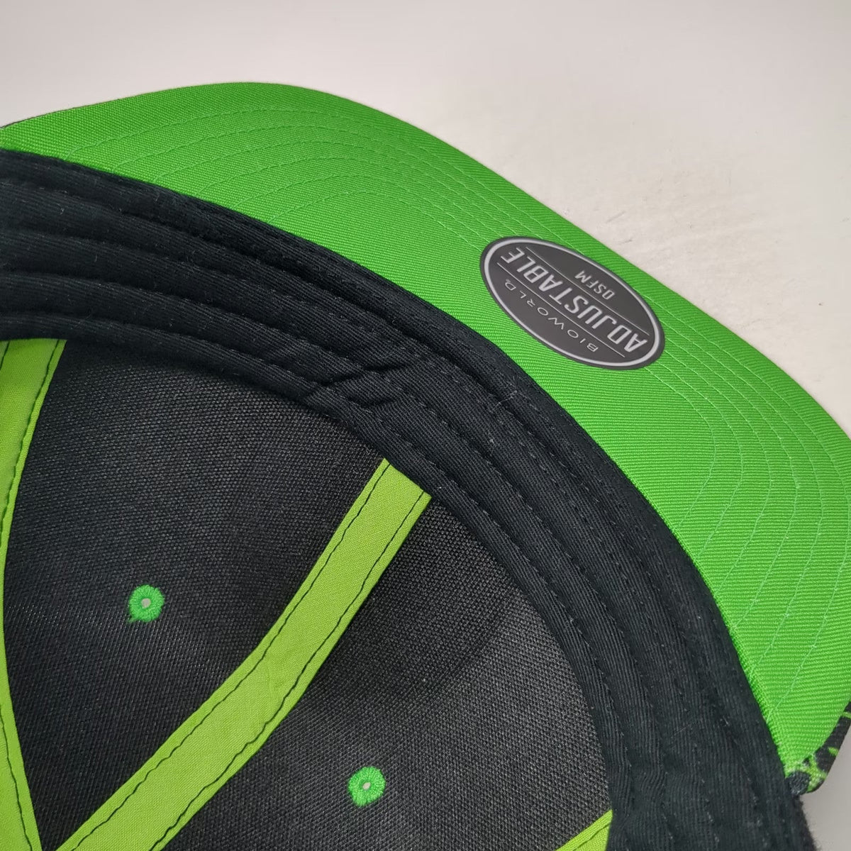Xbox Snapback Hat Black Green One Size Circuit Pattern Rubber Logo Adjustable