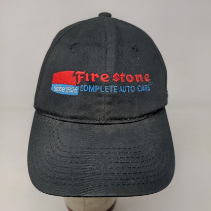 OC Sports Mens Firestone Complete Auto Care Strapback Hat Black OSFA Embroidered