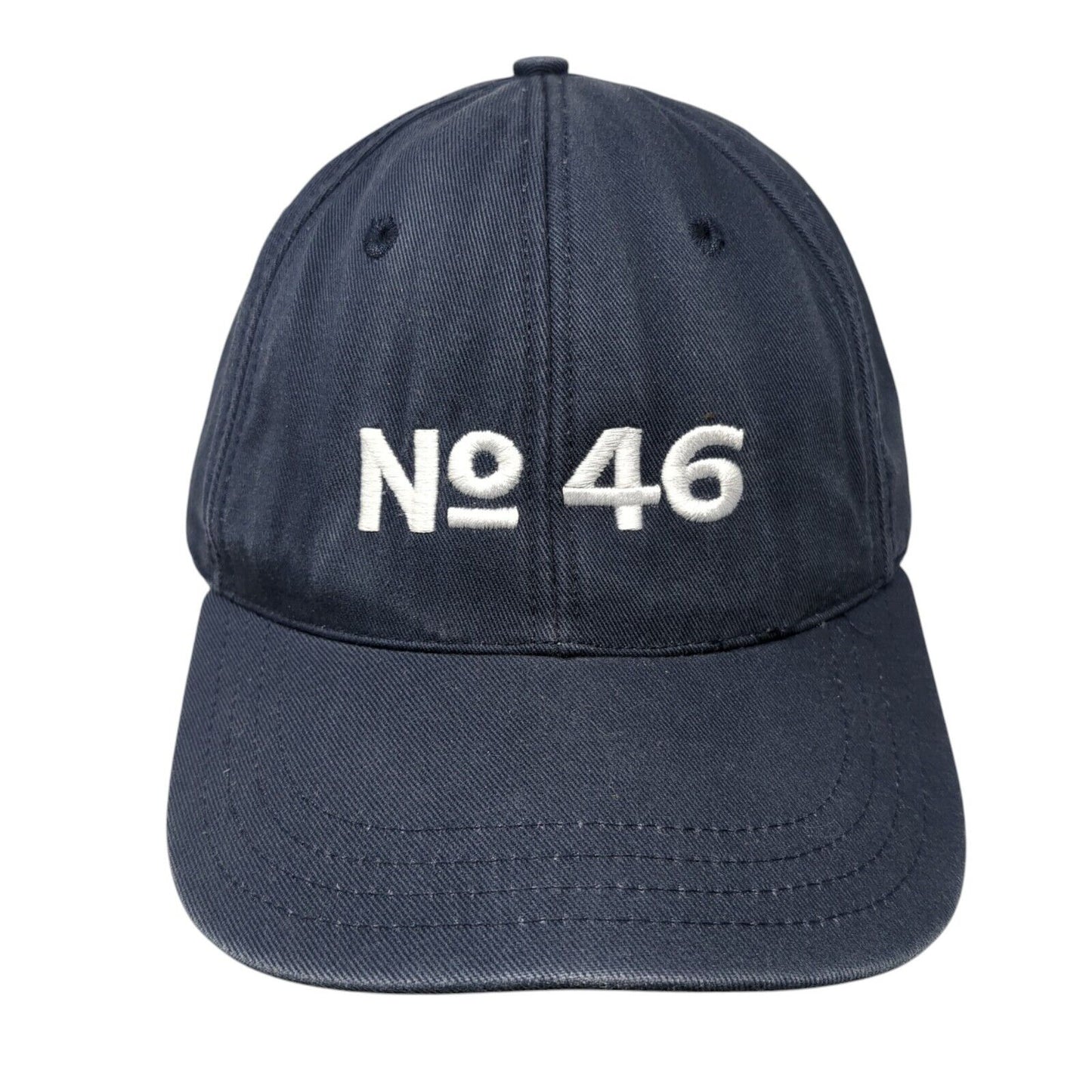 No 46 Biden Strapback Hat Blue OSFA Adjustable Embroidered 6 Panel Unionwear