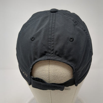 Nike Dri-Fit Strapback Hat Black One Size Adjustable Heritage86 Swoosh