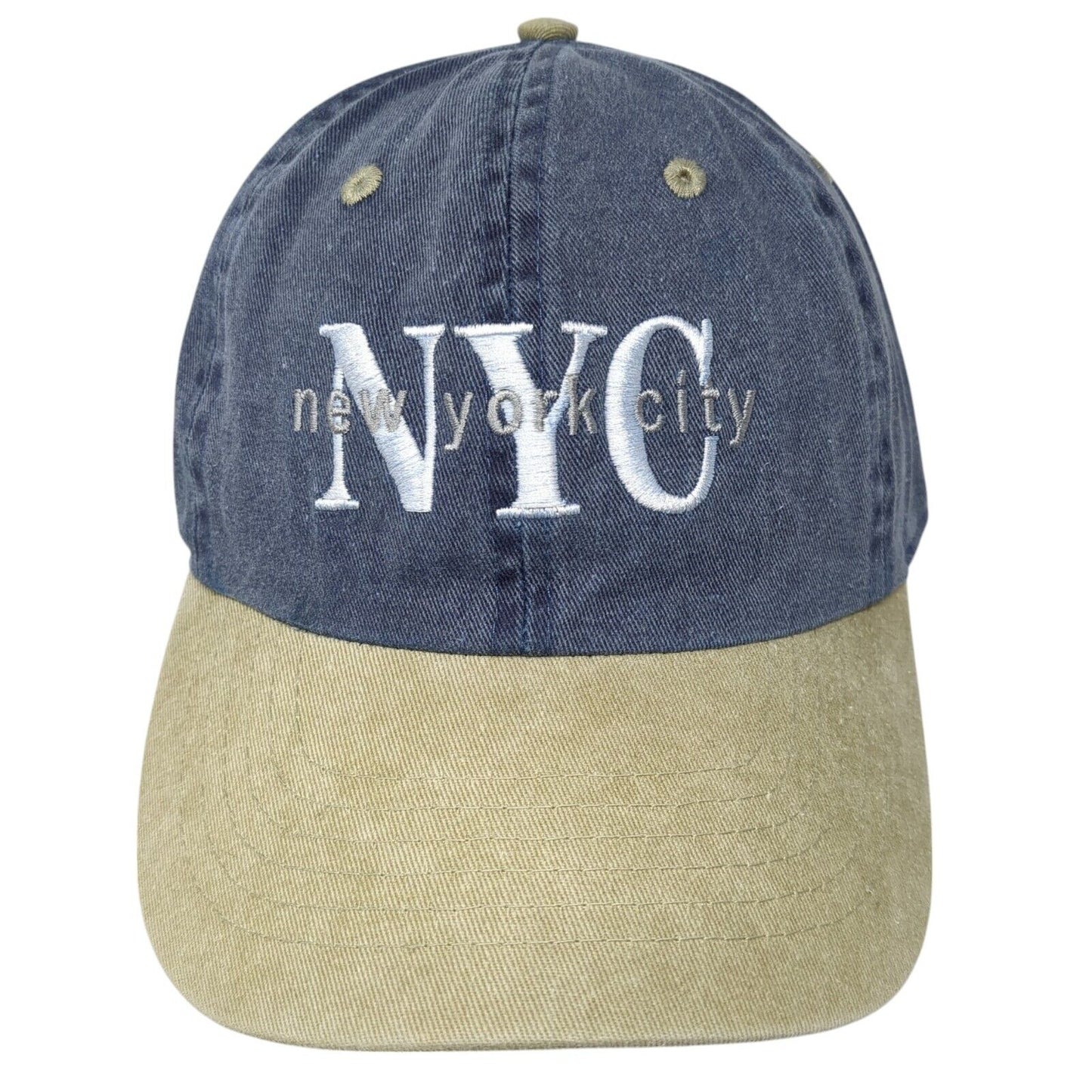 NYC New York City Slideback Hat Multicolor OS Adjustable Embroidered Newhattan