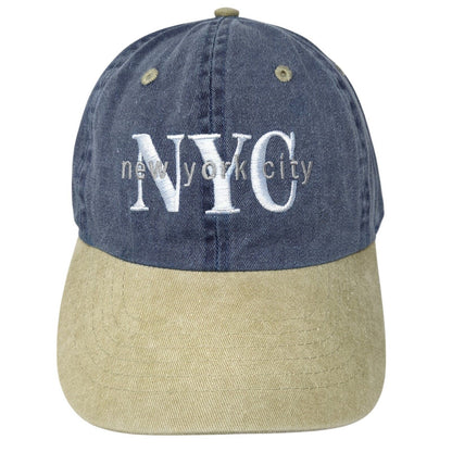 NYC New York City Slideback Hat Multicolor OS Adjustable Embroidered Newhattan