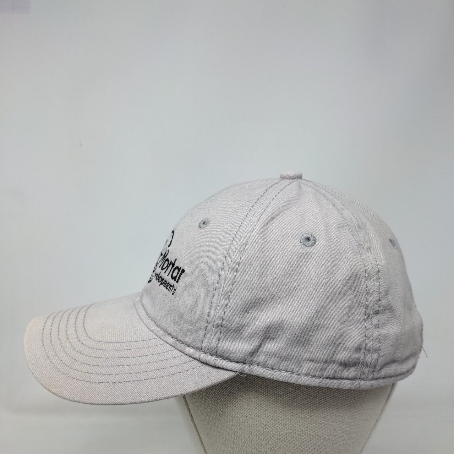 Bricks & Mortar Slideback Hat Gray One Size Embroidered Sportsman