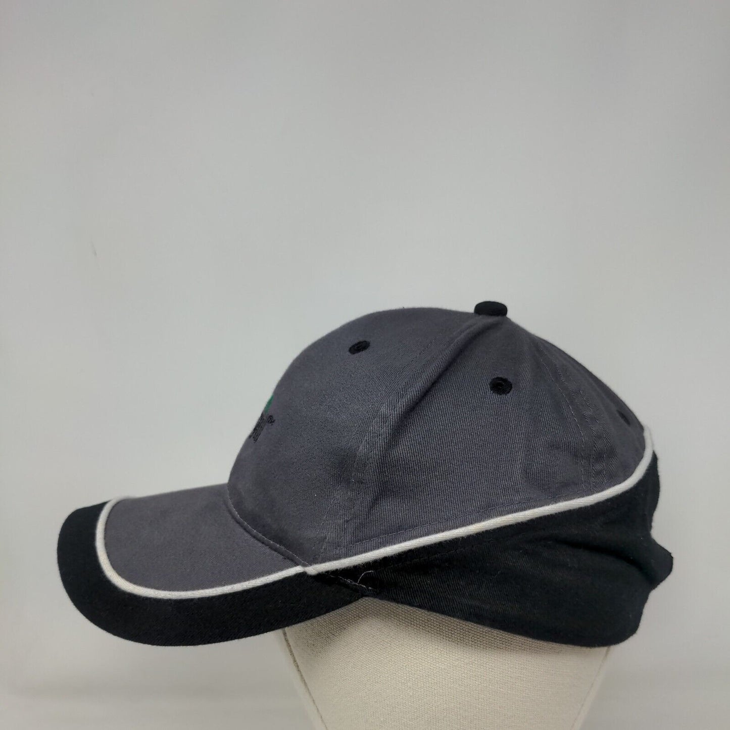 Cargill Slideback Hat Gray OSFM Embroidered Colorblock 6 Panel Otto