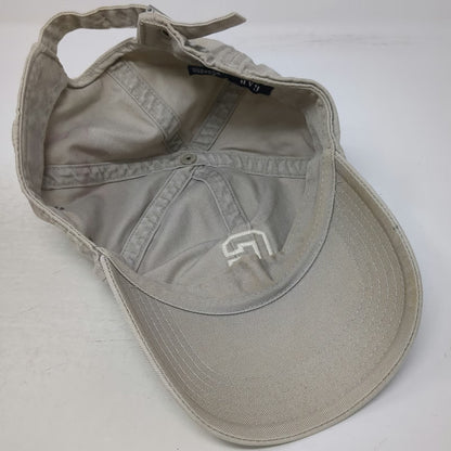 GAP Baseball Cap Beige L Slideback Adjustable Strap Embroidered Letter G hat