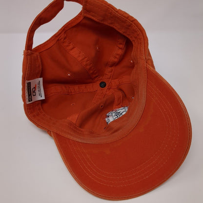 Spurwing Country Club Slideback Hat Orange OSFA Adjustable Embroidered Young An
