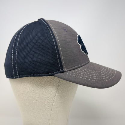 Black Clover Baseball Cap Blue M Live Lucky Clover Logo Fitted Stretch Hat