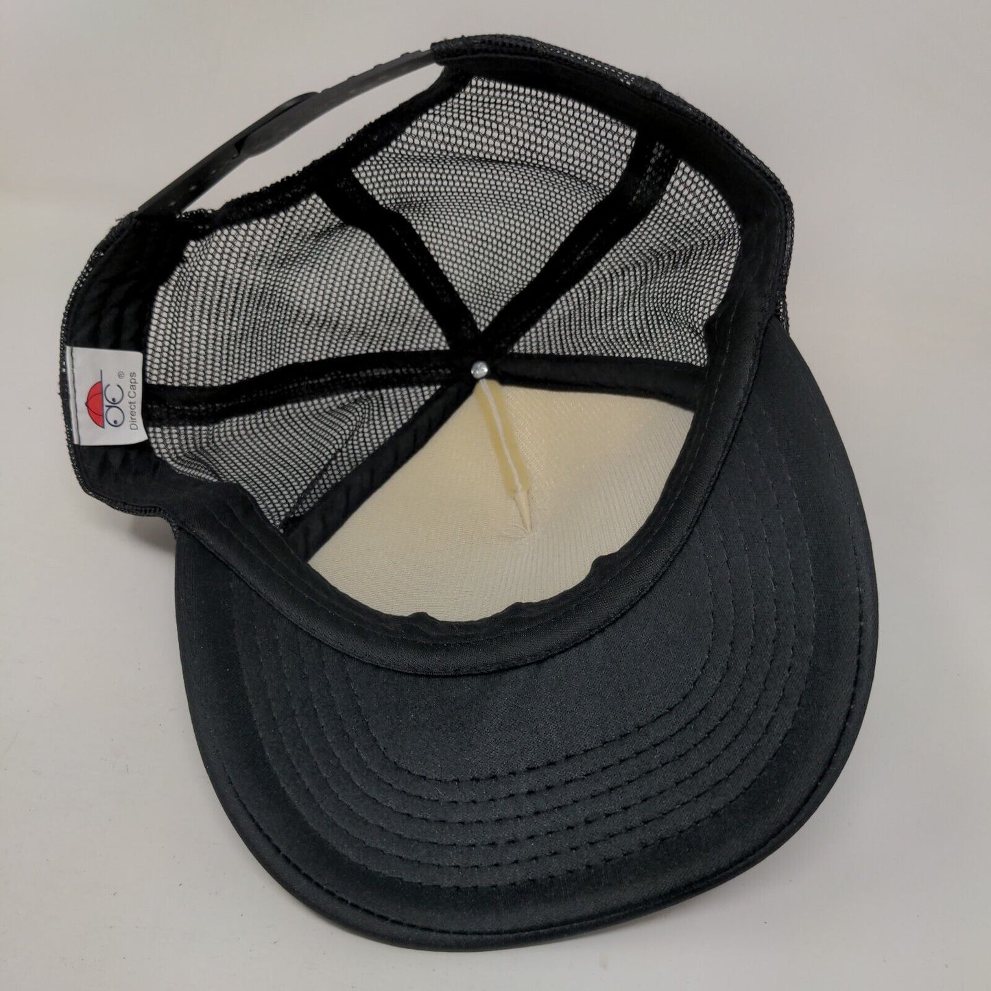 Sorry About My Dad Snapback Mesh Back Trucker Hat Black OSFM Direct Caps