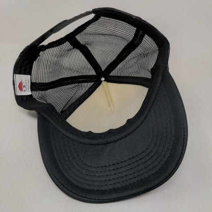 Sorry About My Dad Snapback Mesh Back Trucker Hat Black OSFM Direct Caps