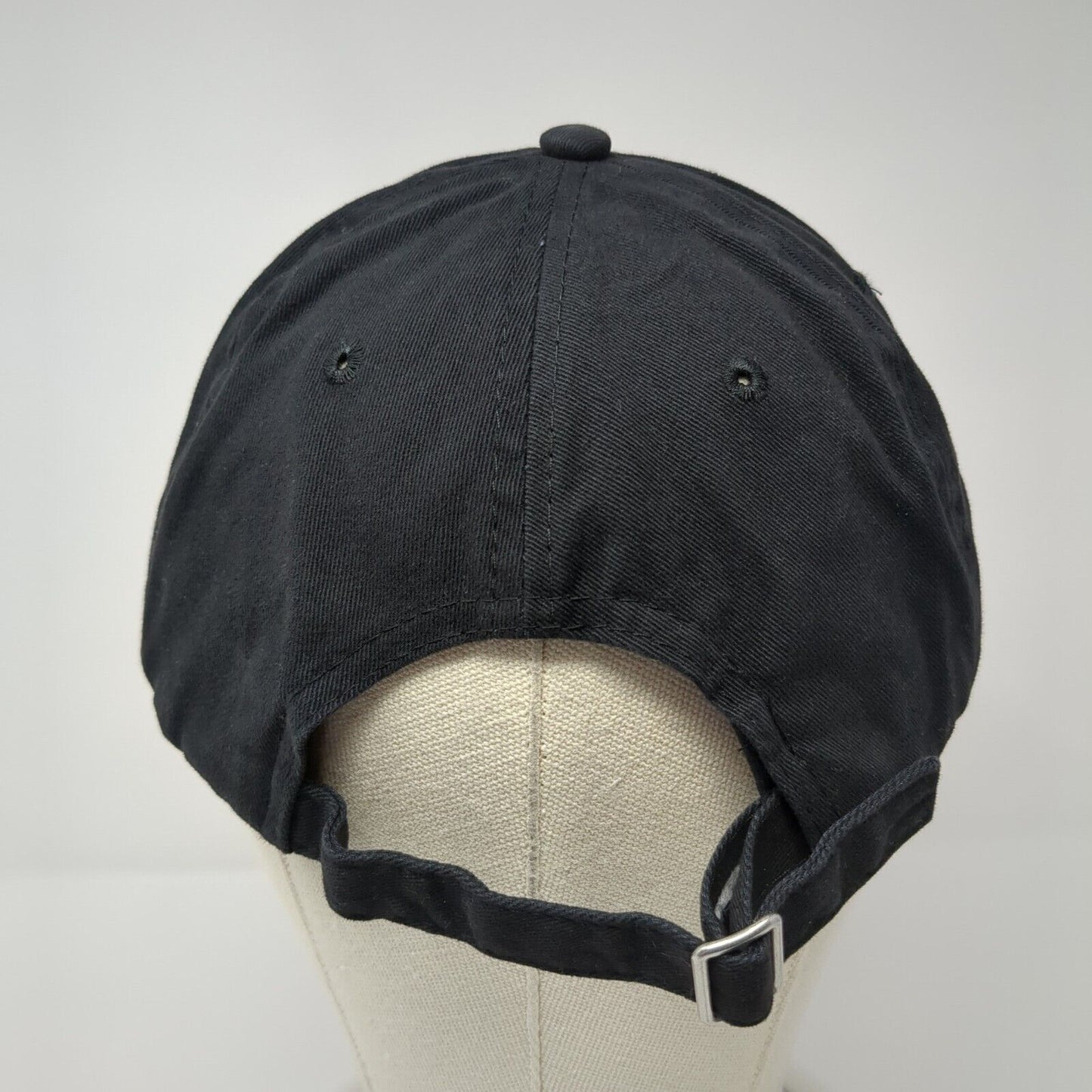 Micron Slideback Hat Black One Size Adjustable 6 Panel Port & Company