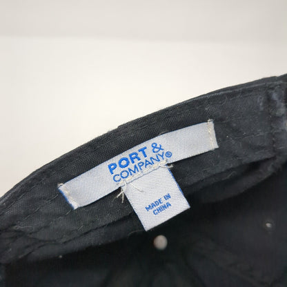 Newk's Eatery Strapback Baseball Cap Black One Size Adjustable Port & Company