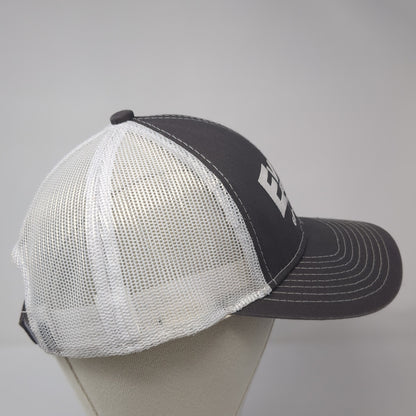Evans Pipe & Steel Co Strapback Trucker Hat Gray One Size Mesh Back