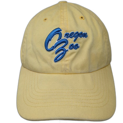 Twins Enterprise Oregon Zoo Hat Yellow Baseball Cap One Size Slideback 1887 Logo