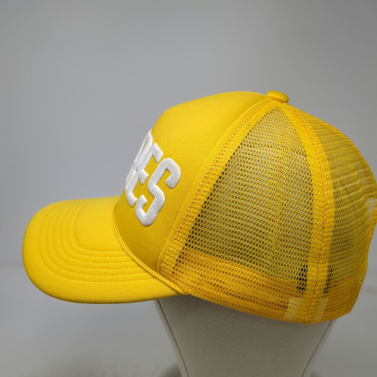 San Diego Padres MLB Melonwear Trucker Hat Yellow One Size Sycuan Patch Mesh