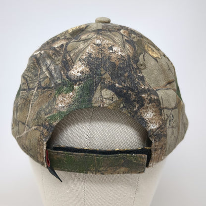 Port Authority Baseball Cap Brown Camo One Size Alpine Construction USA Flag Hat
