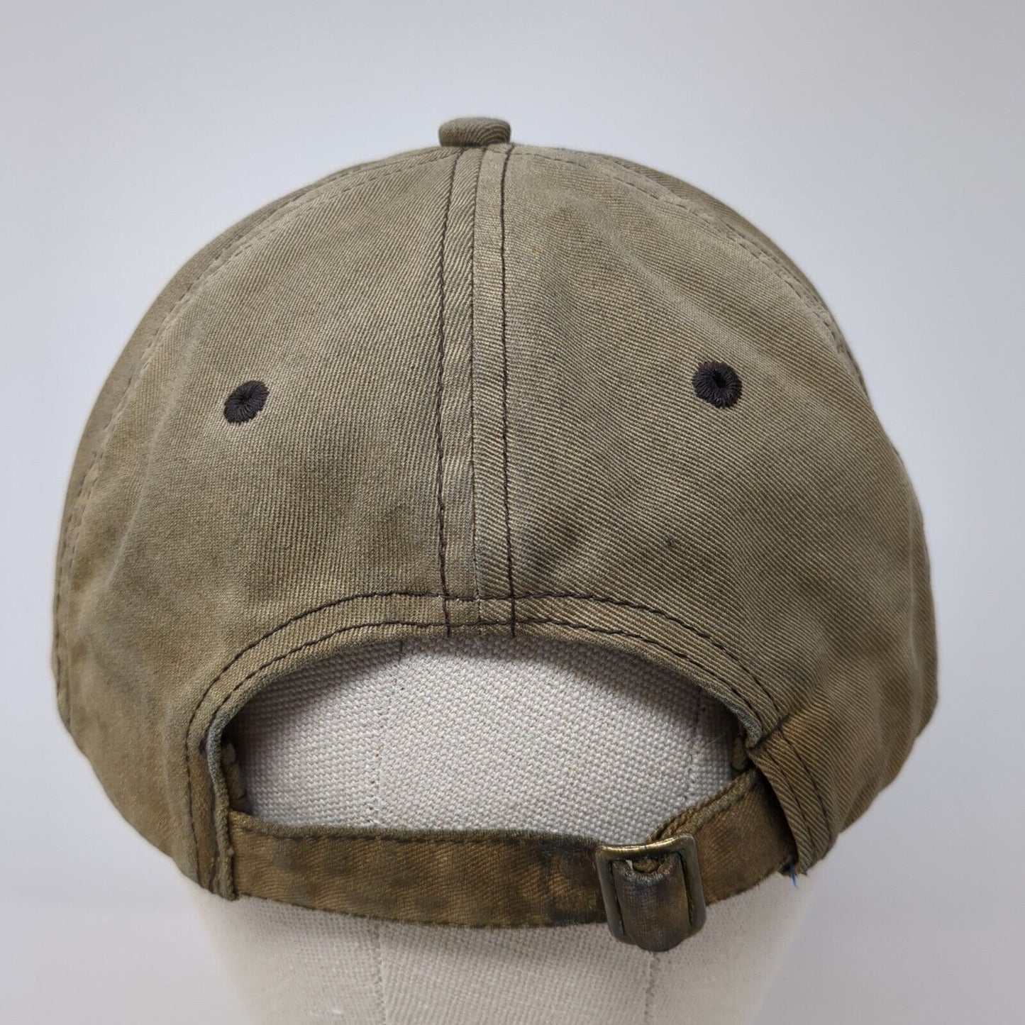 Bridge St. Grill Lower Stanley ID Slideback Hat Brown OS Adjustable Fahrenheit