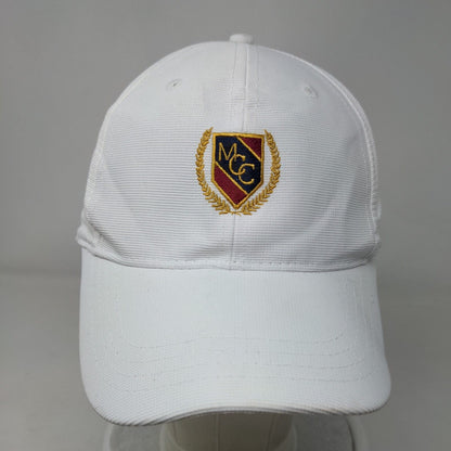MCC Strapback Hat White OSFA Embroidered Page & Tuttle W/Tags
