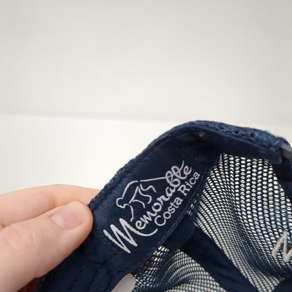 Pura Vida Costa Rica Snapback Trucker Hat Multicolor OS Adjustable Mesh Back