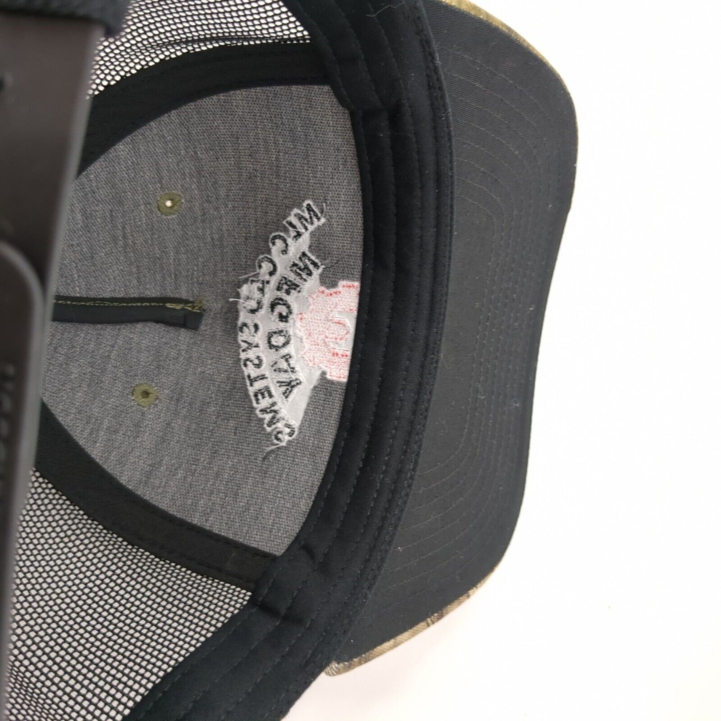 MLC CAD Systems MFG Day Snapback Trucker Hat Camo OSFA Mesh Back W/Tags