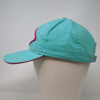 Bass Pro Shops Snapback Hat Blue One Size Pink Fish Graphic Adjustable Cotton
