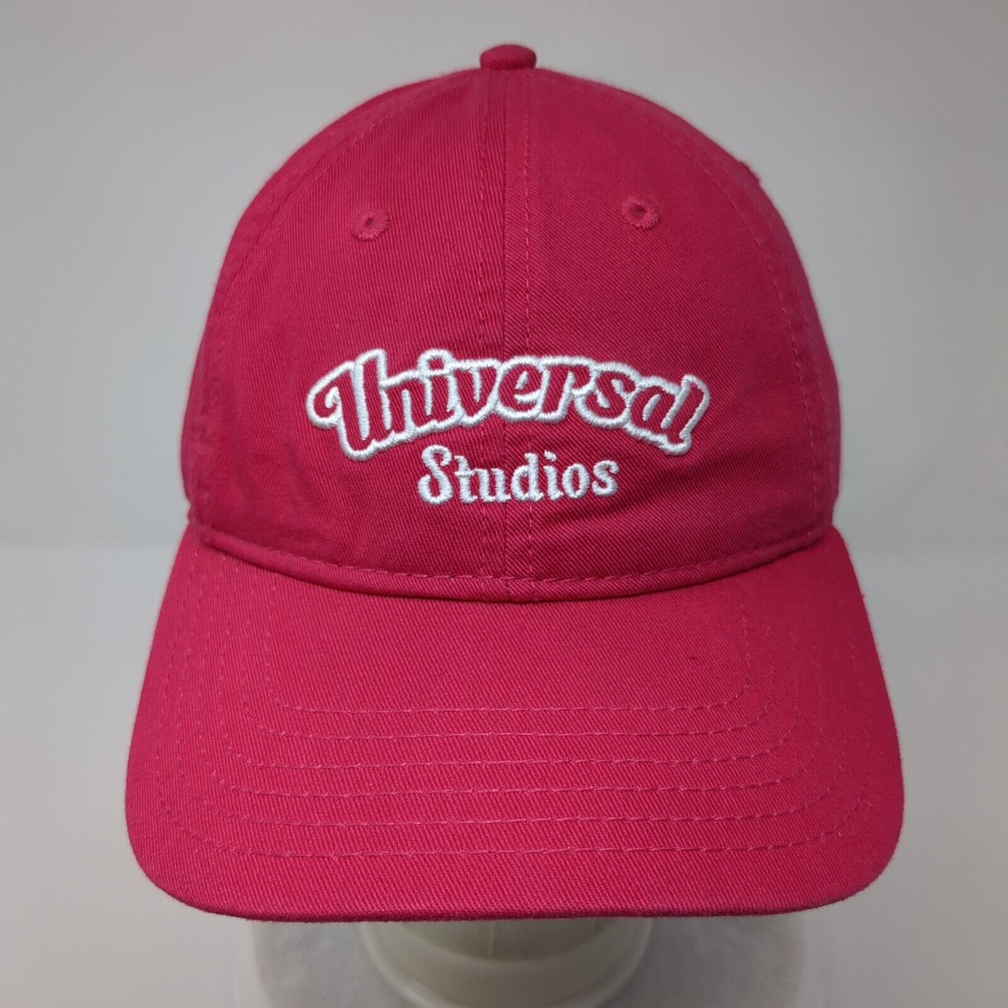 Universal Studios Strapback Hat Pink One Size Adjustable Embroidered