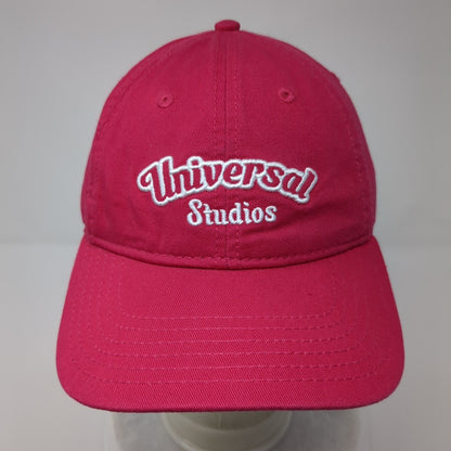 Universal Studios Strapback Hat Pink One Size Adjustable Embroidered