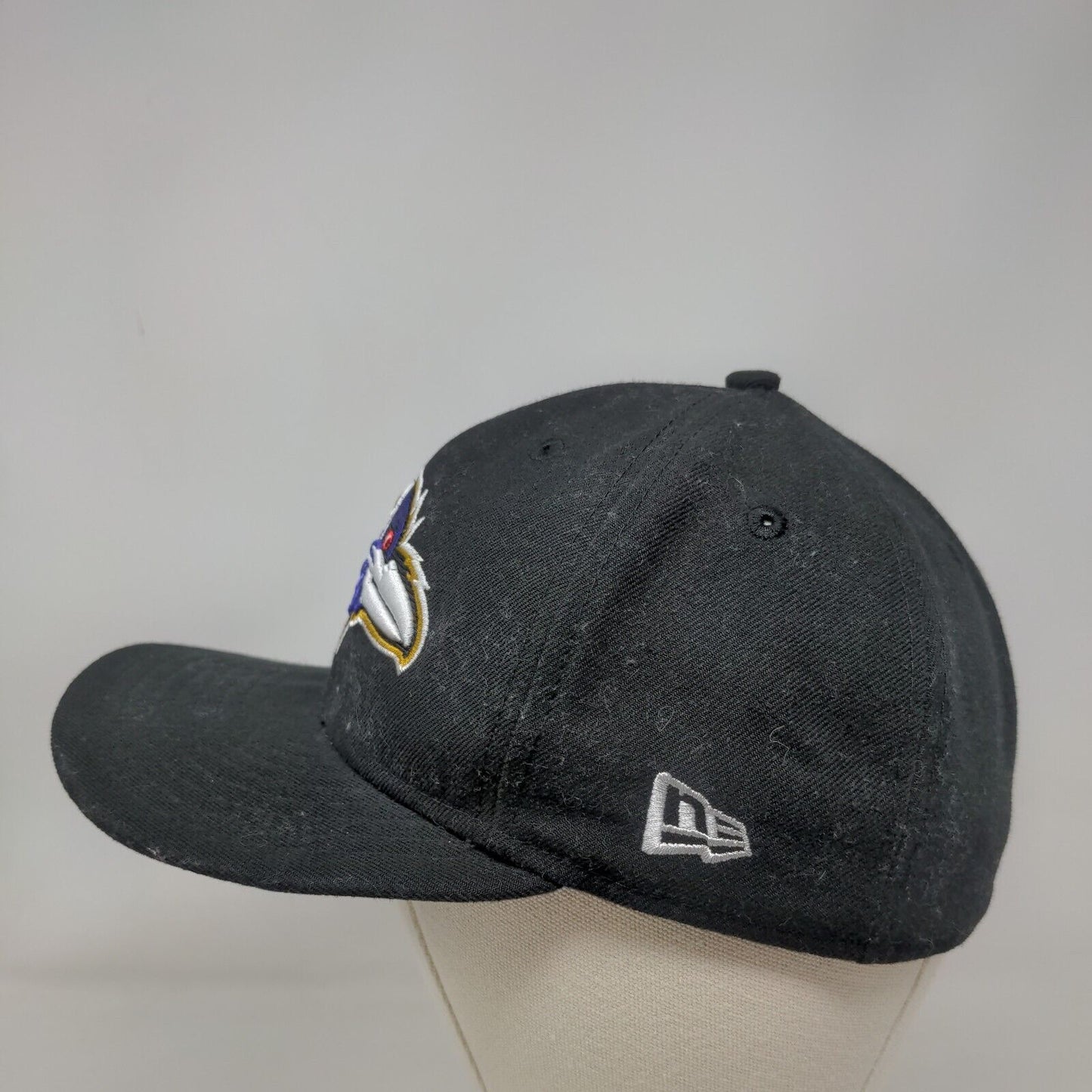 Baltimore Ravens Fitted Hat Black 7 1/8 Embroidered New Era 59Fifty NFL Logo